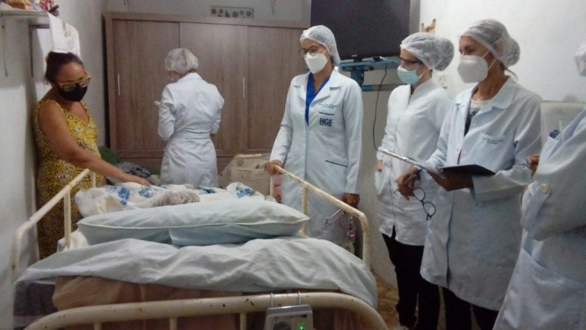 Atendimento domiciliar de pacientes. Foto: Arquivo - Ascom SMS