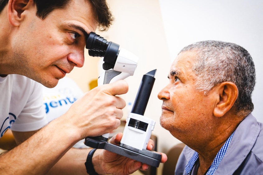 Triagem do Olhar da Gente em São Miguel dos Campos. Foto: Jonathan Lins