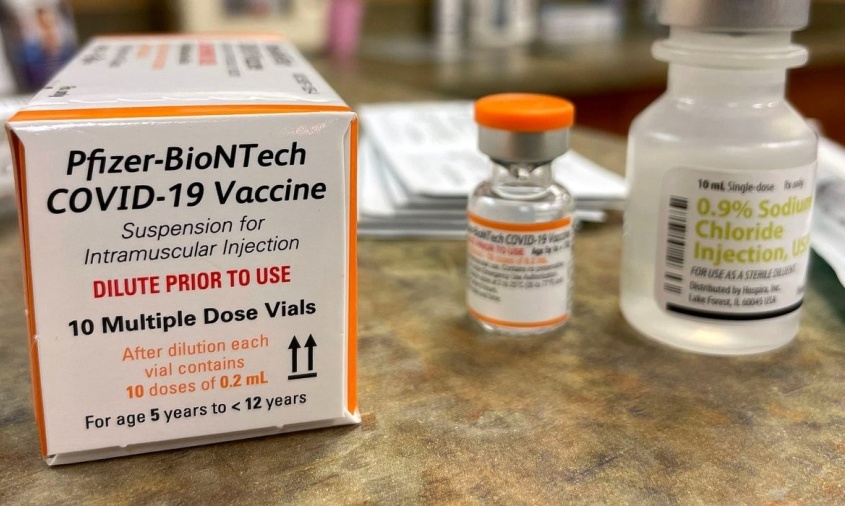 Imunizante da Pfizer para crianças. Foto: Divulgação