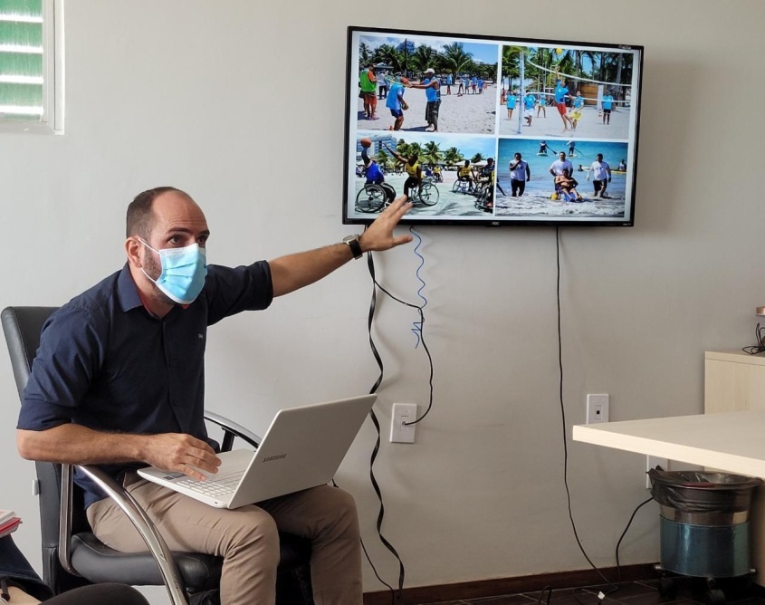 Praia Acessível está previsto para acontecer no dia 19 de fevereiro. Foto: Ascom SMS