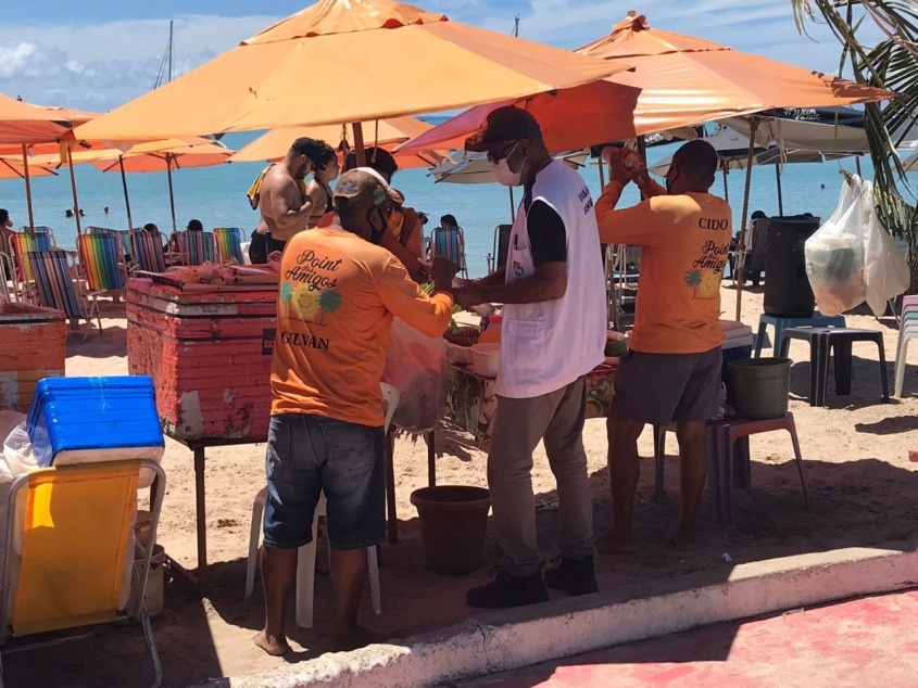 Ações de fiscalização da Vigilância Sanitária de Maceió. Foto: Ascom SMS