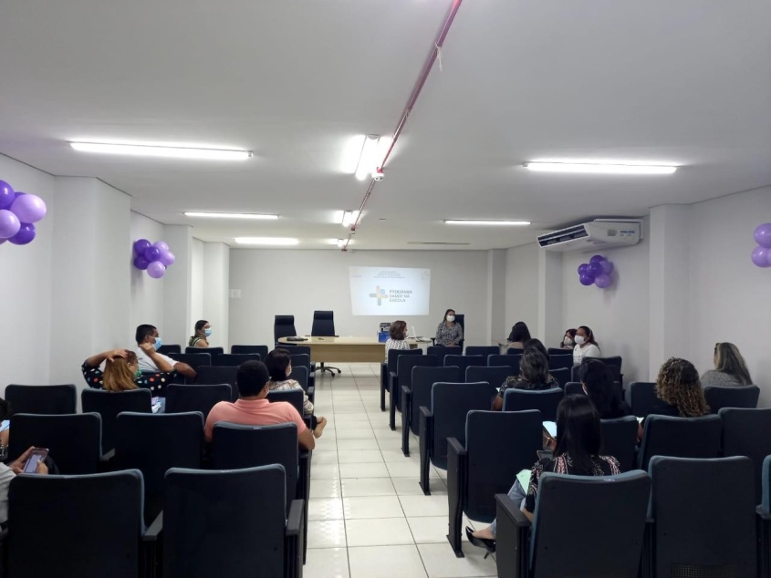 Oficina de planejamento de ações do PSE . Foto: Ascom SMS