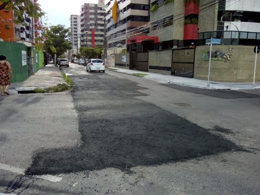 Rua Professor Vital Barbosa, Ponta Verde. Foto: Ascom Seminfra