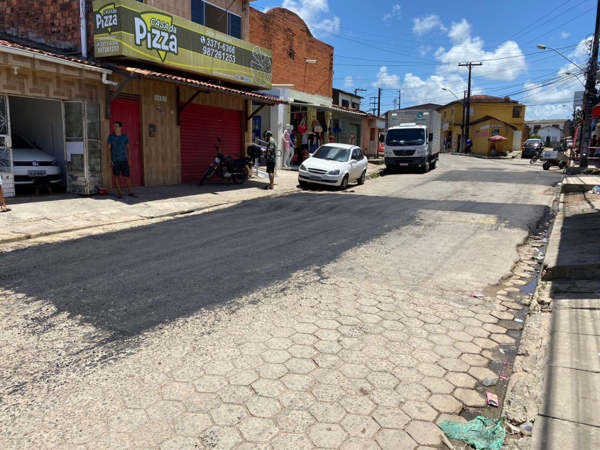 Rua Manoel Inácio, Chã da Jaqueira. Foto: Ascom Seminfra