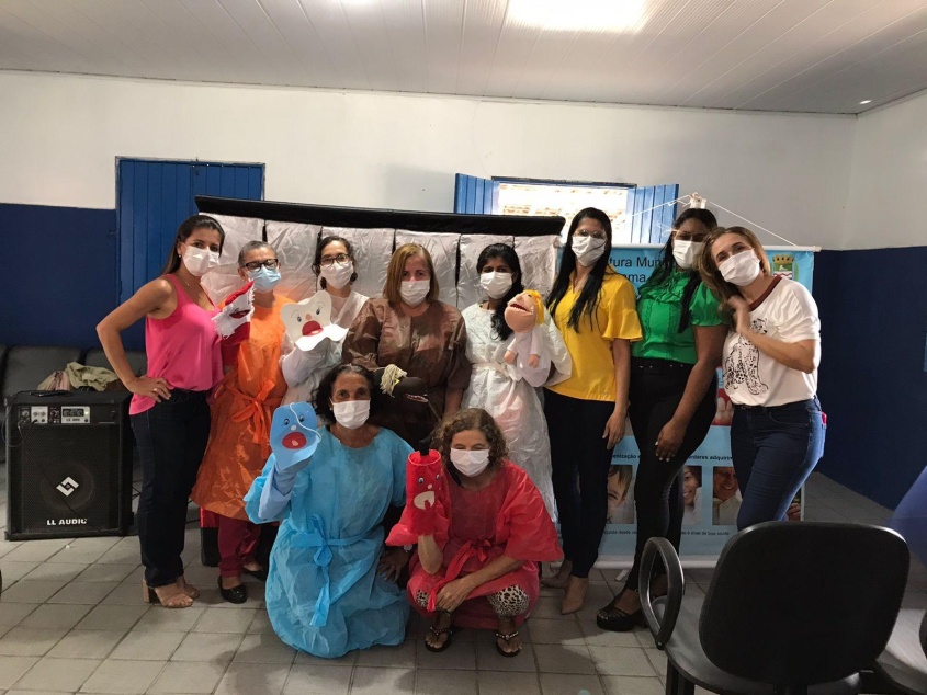 Equipe de profissionais da saúde. Foto: Ascom SMS