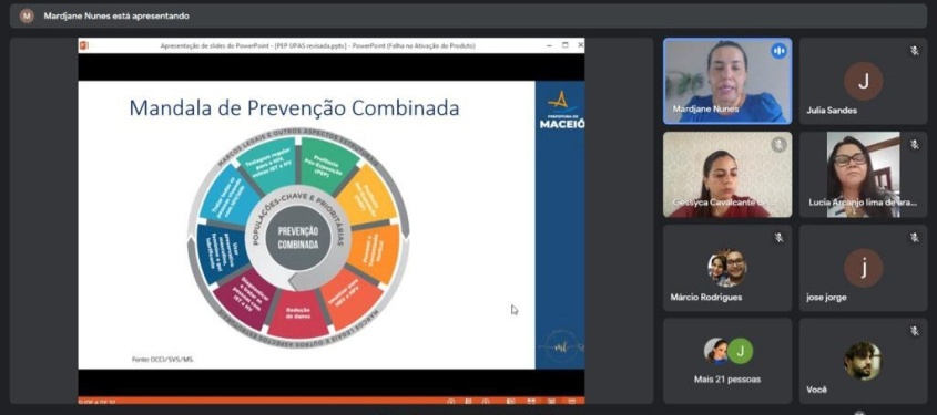Slide expositivo/explicativo  sobre o tema abordado - Foto - Ascom SMS