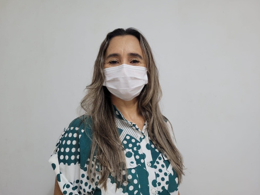 Rozali Costa é técnica da Gerência de Vigilância das Doenças e Agravos Transmissíveis e Não Transmissíveis da SMS. Foto: Ascom SMS