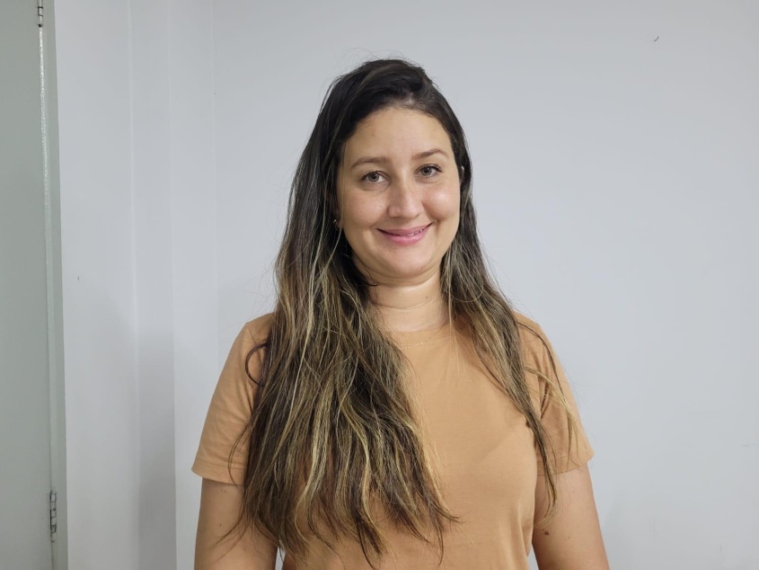 Cássia Soares é enfermeira da DAPD e coordenadora do Grupo de Albinismo. Foto: Ascom SMS