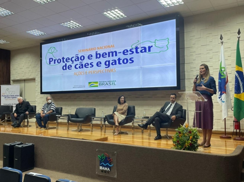 Gabinete da Causa Animal de Maceió presente no Seminário Nacional de Proteção e Bem-estar de Cães e Gatos - Ações e Perspectivas em Brasília. Foto: Ascom GGI-CA