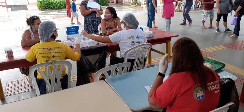 Realização de testes rápidos - Foto: Ascom SMS