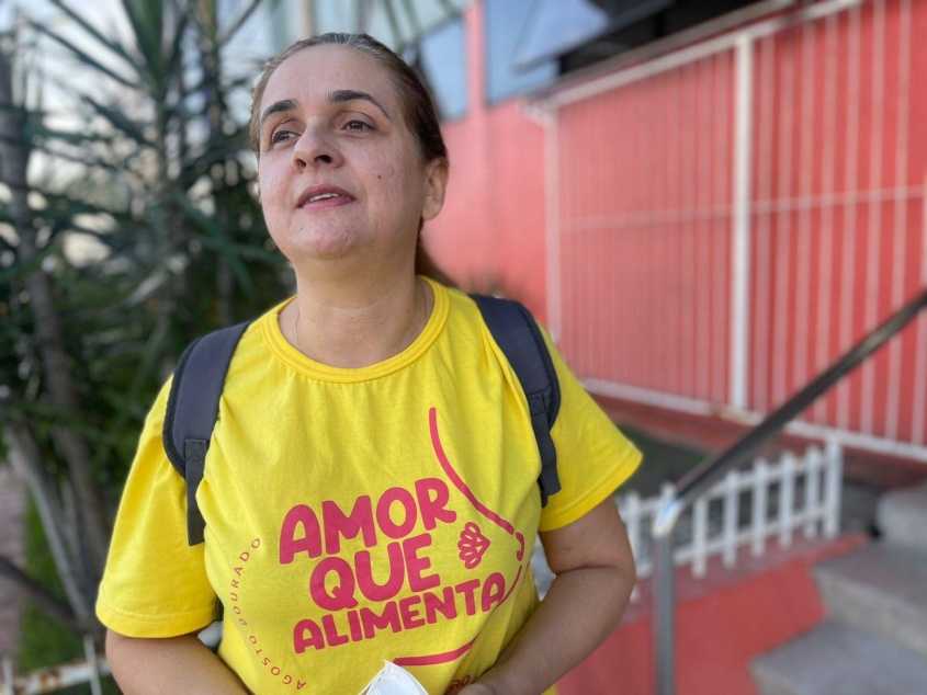 Edjane Cabral, técnica do Programa de Atenção Integral à Saúde da Criança da SMS. Foto: Ascom SMS