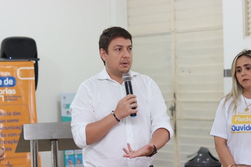 Secretário de Educação de Maceió, José Neto, parabenizou os ouvidores e celebrou as conquistas do setor. Foto: Daniel Marinho/Ascom Semed
