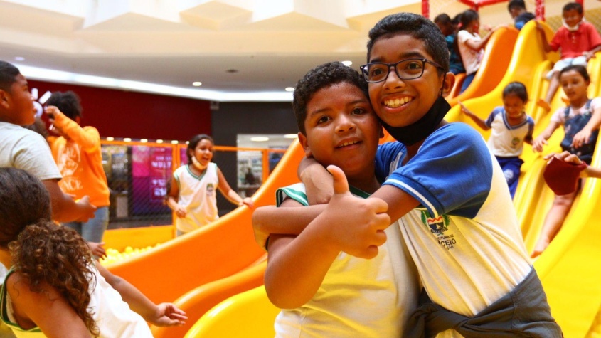 Aluno João Lucas, 11 anos, da Escola Municipal Lenilton Alves. Foto: Ascom Semed