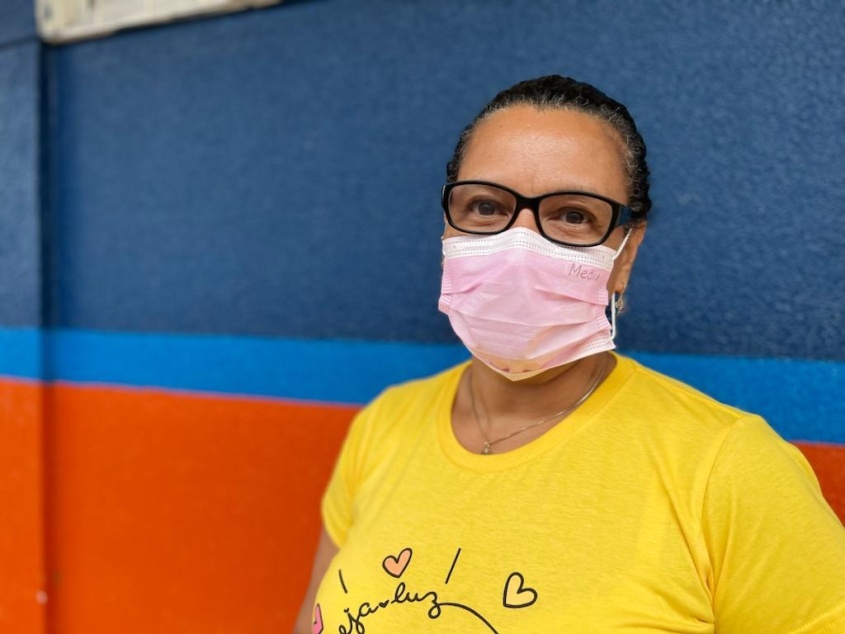 Jaudivane Ferreira está na educação há mais de 20 anos. Foto: Karla Lima/Ascom Semed