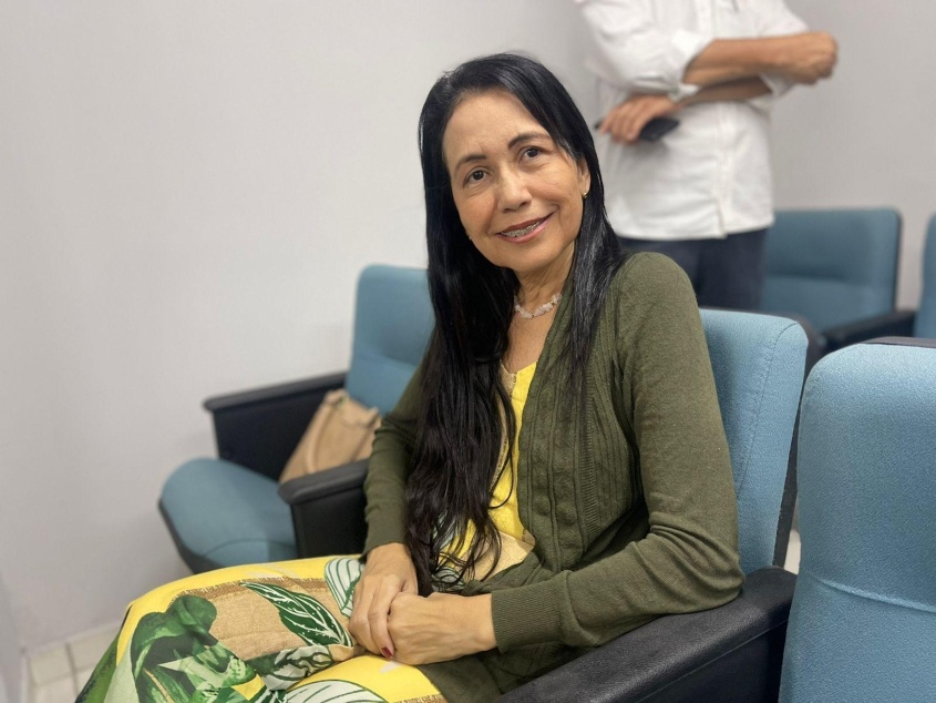 A médica Lucimeire Cavalcante destacou a importância do curso para sua atuação profissional. Foto: Ascom SMS