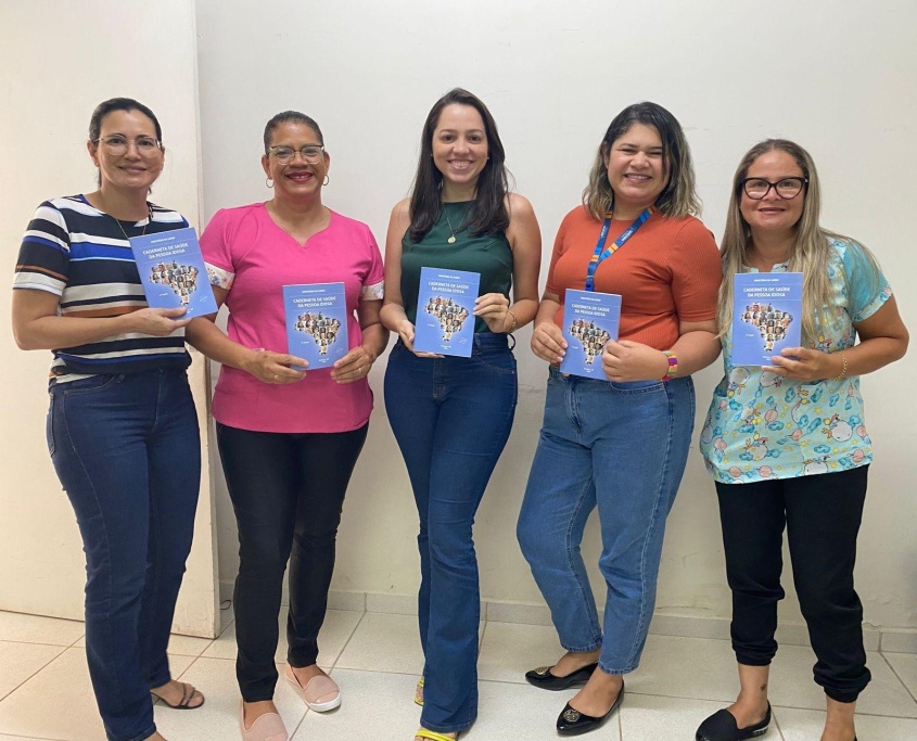 Profissionais da Unidade de Saúde Jorge Duarte. Foto: Programa de Atenção Integral à Saúde da Pessoa Idosa