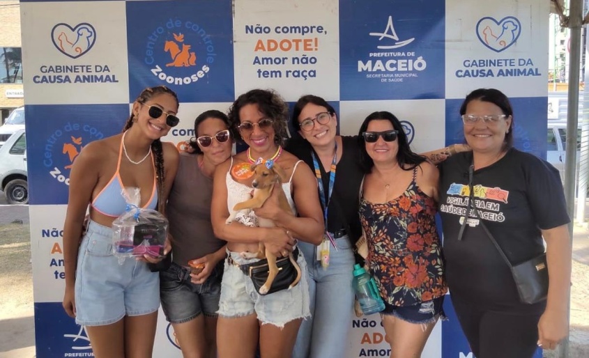 As famílias que adotam já saem com as orientações para assegurar a saúde e proteção dos animais. Foto: Ascom GGI-CA