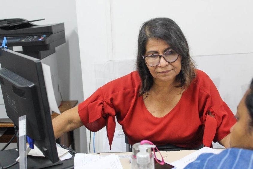 Rosiane Raposo falou como está sendo o recebimento dos candidatos. Foto: Julita Bittencourt/Ascom Semed
