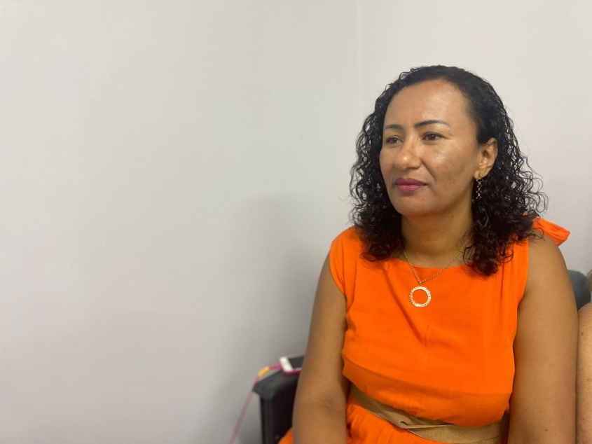 Ana Nogueira, assistente social na Unidade de Saúde da Família Village Campestre I. Foto: Ascom SMS