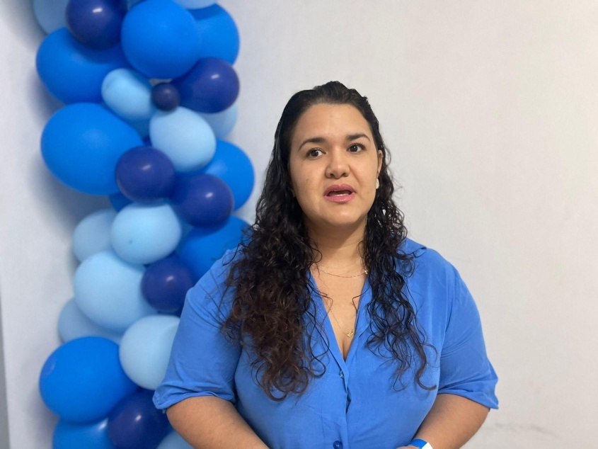 Camila Calaça, coordenadora do Programa de Atenção Integral à Saúde do Homem. Foto: Ascom SMS