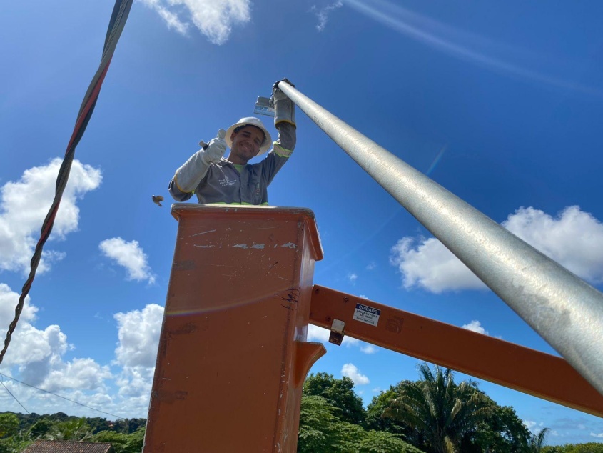 Equipamentos em LED garantem conforto e segurança para maceioenses. Foto: Ascom Ilumina
