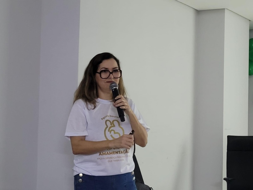 Andrea Pinheiro, pediatra e coordenadora do Banco de Leite Humano da Maternidade Santa Mônica. Foto: Ascom SMS