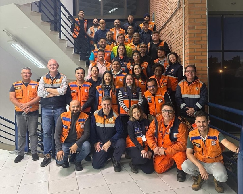 Atuaram nas cidades atingidas, técnicos de Maceió/AL, de Petrópolis/RJ, da Defesa Civil Nacional e das defesas civis de cada município atingido. Foto: Divulgação