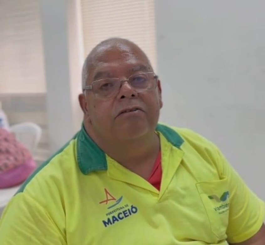 Motorista na Viambiental, Mário Sérgio destacou importância da ação. Foto: Cortesia