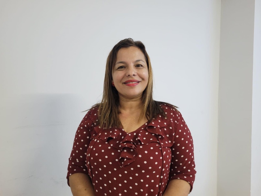 Responsável técnica do Programa de Atenção à Saúde da Pessoa Idosa, Denyse Maia. Foto: Ascom SMS