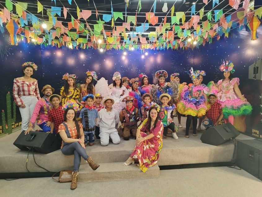 Alunos também participaram da criação. Foto: Arquivo pessoal