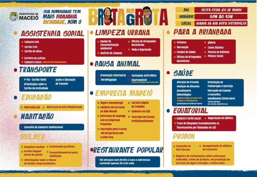 Confira a programação do Brota na Grota