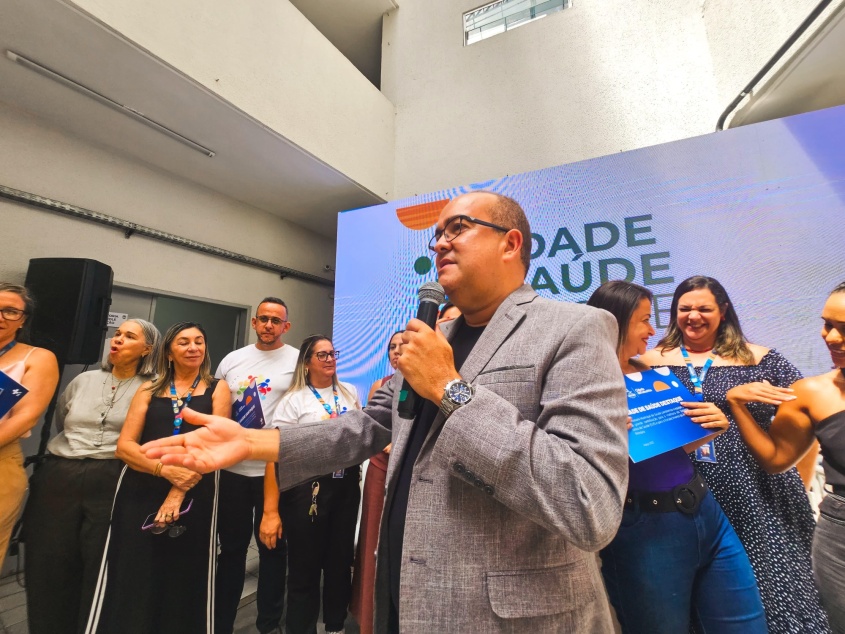 Secretário de Saúde de Maceió destaca que a premiação das Unidades e equipes é uma importante forma de incentivo aos servidores. Foto: Ascom SMS