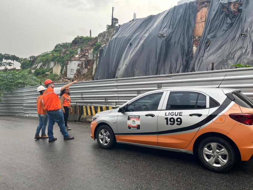 Ações preventivas serão retomadas no local após período de chuvas. Foto: Cimadec/ Defesa Civil Maceió