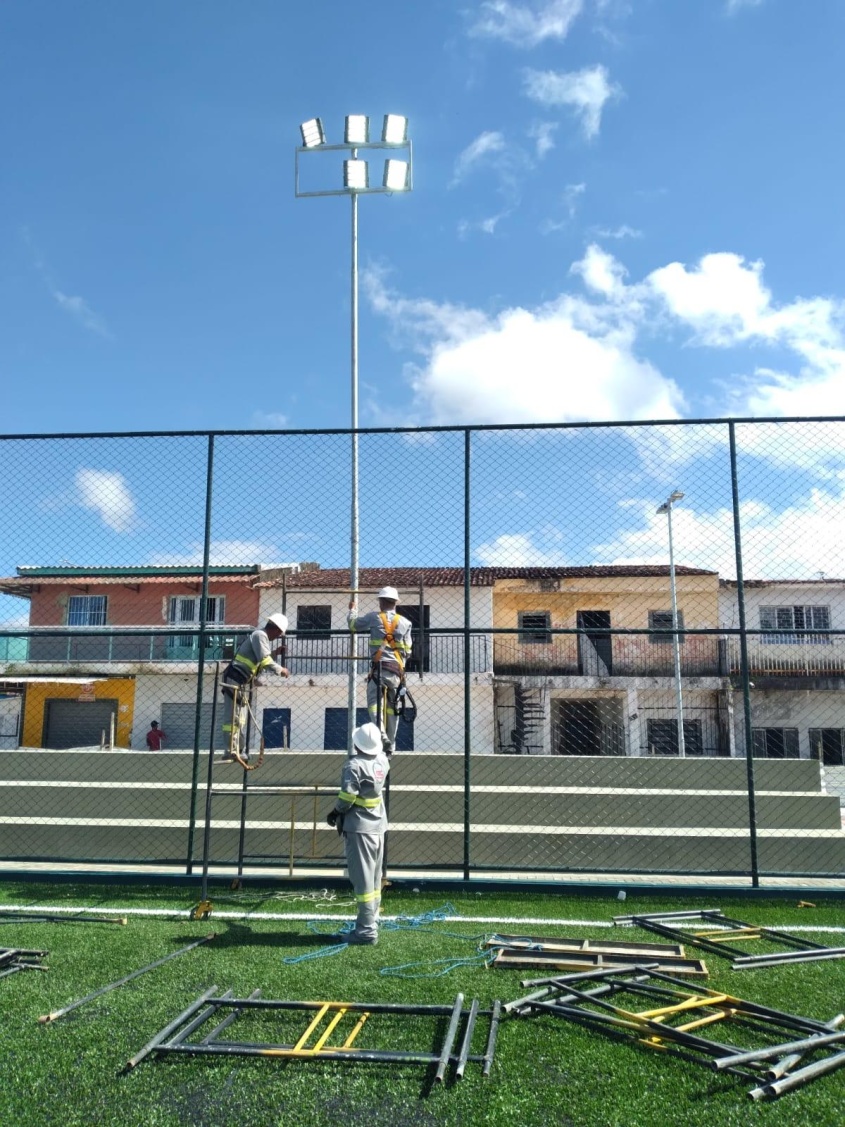 Equipamentos em LED têm alta eficiência energética e durabilidade. Foto: Ascom Ilumina