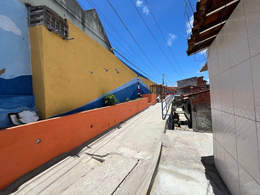 Moradores das grotas são beneficiados com obras de infraestrutura, que levam segurança e dignidade às comunidades. Foto: Arquivo Secom Maceió