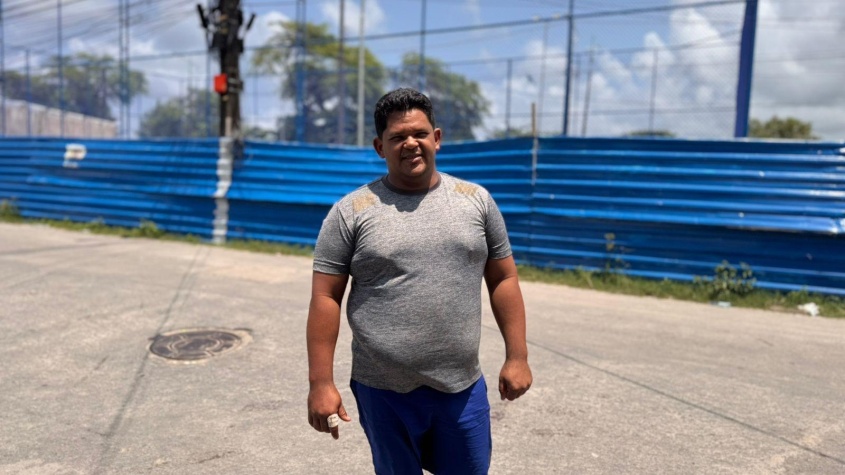 Wagner Oliveira, morador do Conjunto Virgem dos Pobres. Foto: Ascom Seminfra