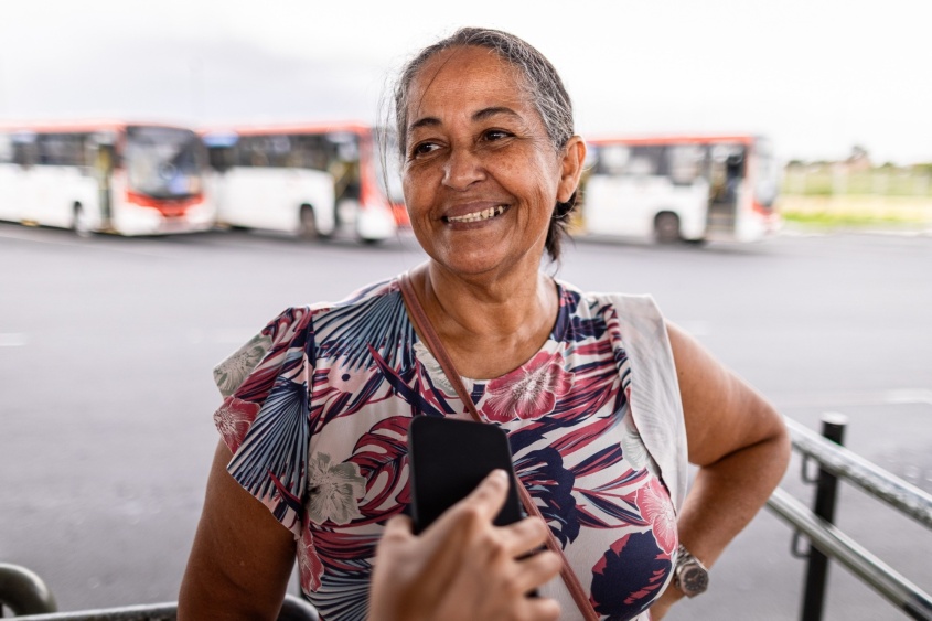 Roseane de Lima, moradora do Eustáquio Gomes. Foto: Alisson Frazão/Secom Maceió