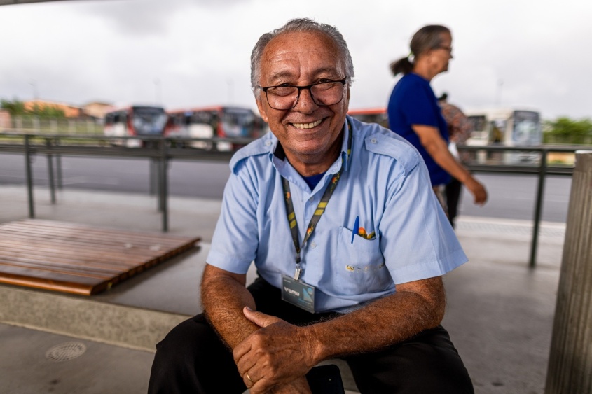 Motorista de ônibus, José Osmundo. Foto: Alisson Frazão/Secom Maceió