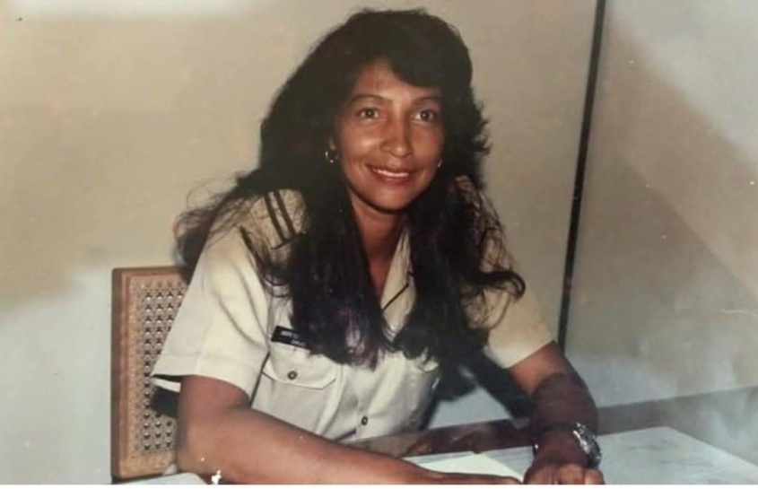 Primeiros registros da inspetora Simone na Guarda. Foto: Cortesia