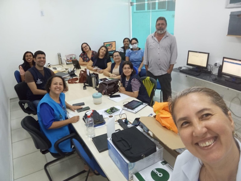 Palestra é realizada de forma contínua aos profissionais da saúde. Foto: Cortesia