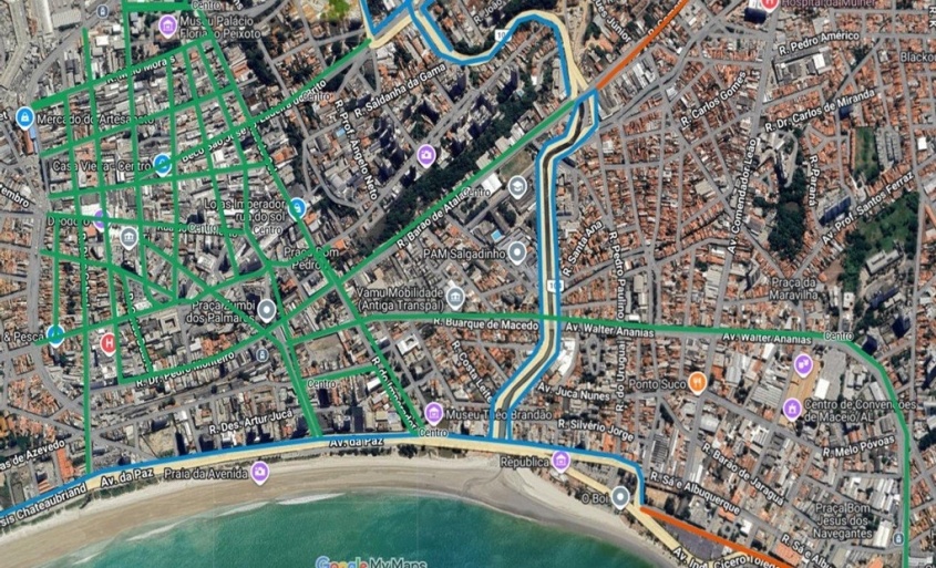 Projeto prevê intervenção nas ruas do Centro de Maceió. Foto: Reprodução/Ascom Ilumina