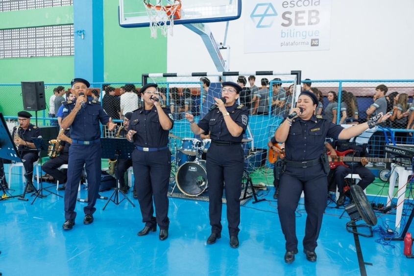 Com um repertório cuidadosamente selecionado, a banda prioriza a qualidade musical e a valorização das tradições nacionais. Foto: Ascom Semsc