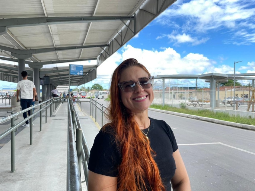 Zara Rodrigues utiliza o transporte público diariamente e aprovou a iniciativa