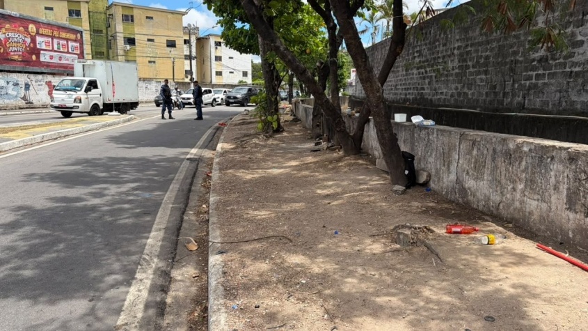 Um dos espaços após o ordenamento realizado pela Semsc. Foto: Ascom Semsc