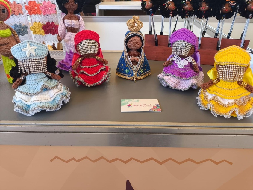 Produtos feitos por Ana Cláudia com técnica japonesa do Amigurumi. Foto: acervo pessoal