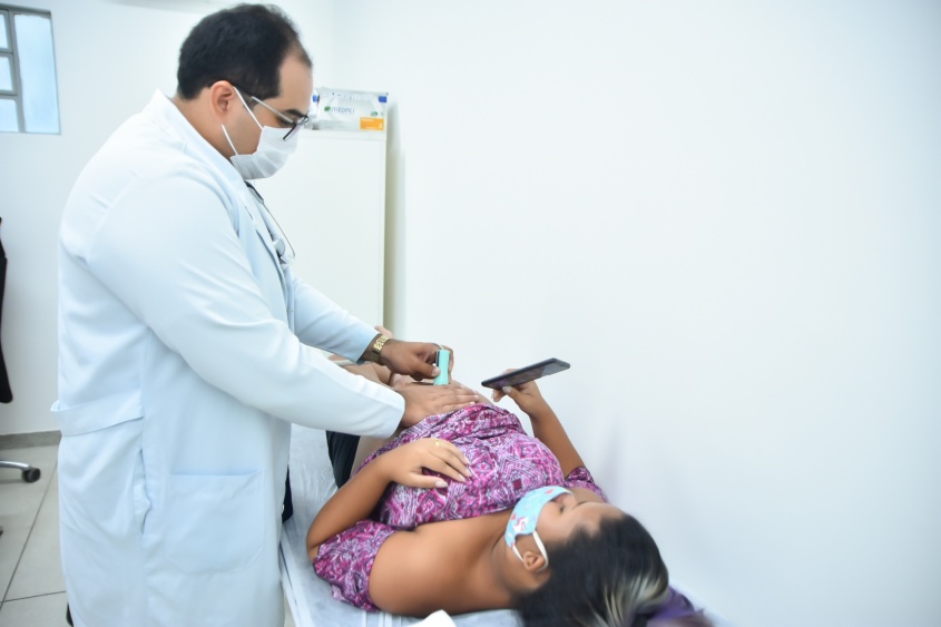 O acompanhamento do pré-natal é um dos critérios a serem cumpridos pelas gestantes beneficiadas pelo Programa. Fotos: Ascom SMS
