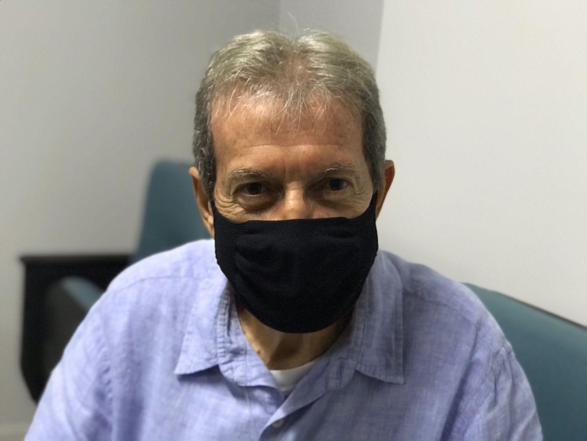 Professor aposentado da Ufal, Hildeberto Cordeiro Lins, é apoiador da pesquisa. Foto: Ascom SMS  