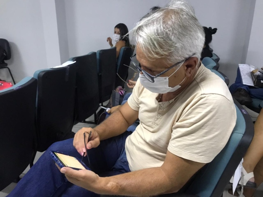 Agente de endemias, Alex Tenório, vai fazer parte da equipe como arrolador. Foto: Ascom SMS