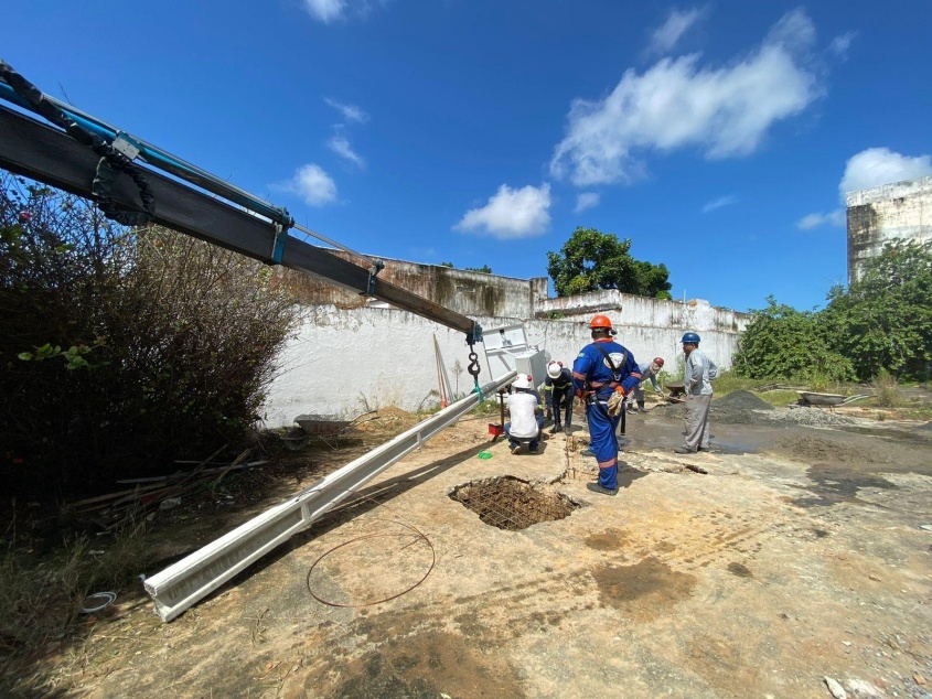 DGPSs (Sistema de Posicionamento Global Diferencial) captam movimentação em milímetros. Foto: Isabela Keyla/Ascom Defesa Civil