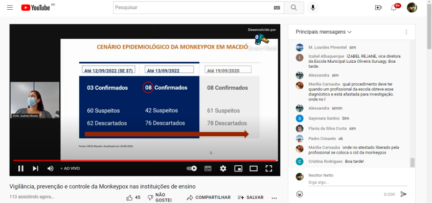Dados do quantitativo de proliferação da doença. Foto: Reprodução Internet